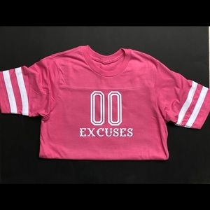 Soft and comfy shirt “00 EXCUSES”